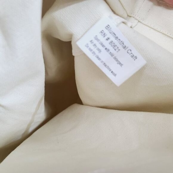 Handmade Faircore Canvas Shoulder Tote - Picture 9 of 11